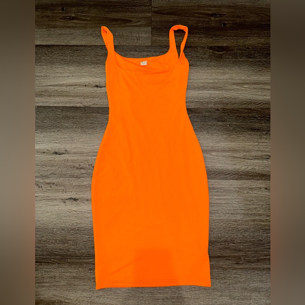 Orange dress